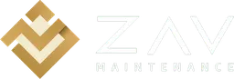 Zav Maintenance Services in Dubai logo white color